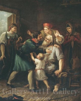 И.В. Лучанинов Возвращение ратника в своё семейство