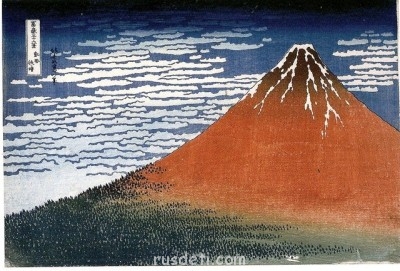 Япония - Коцусика Хокусай Гора Фудзи.jpg