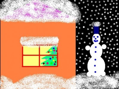 Ваши рисунки из Paint - Новый год.jpg