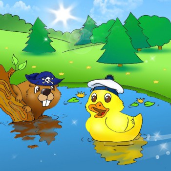 Кирилл Авдеенко. Поучительные стихи и потешки для дошколят - Кряк и Бряк485.jpg