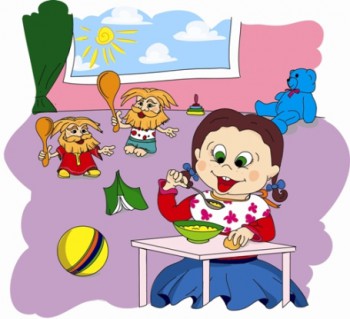 Кирилл Авдеенко. Поучительные стихи и потешки для дошколят - Домовята и каша455.jpg