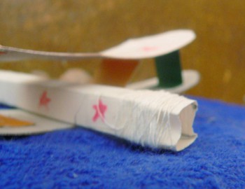 центровка ПО-2 (сделал из ниток)