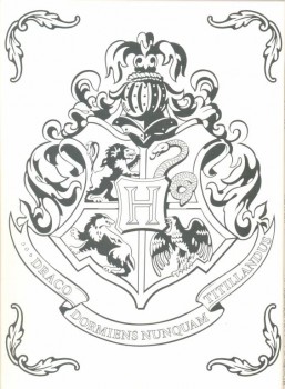  Гарри Поттер  - раскраска герб Гриффиндора.jpg